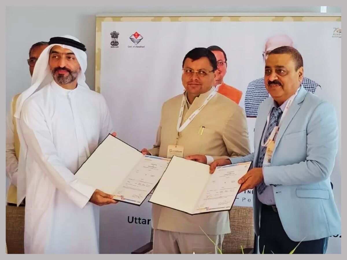 दुबई में उत्‍तराखंड के सीएम पुष्‍कर धामी की मौजूदगी में ₹11925 करोड़ के इनवेस्टमेंट एमओयू साइन