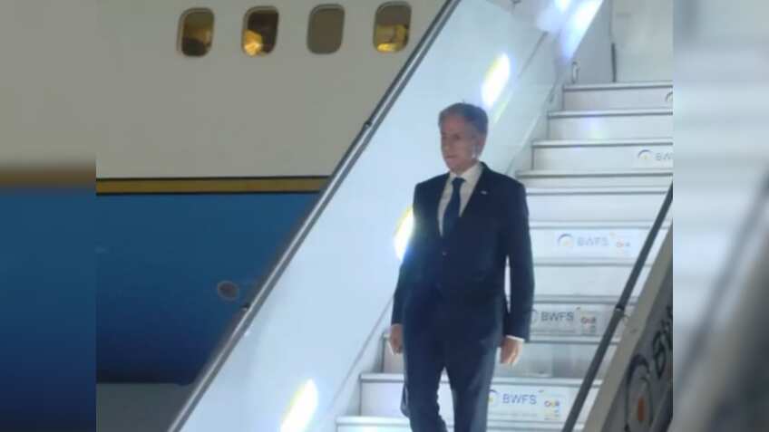 भारत-अमेरिका 2+2 मीटिंग आज, बैठक में हिस्‍सा लेने के लिए अमेरिकी विदेश मंत्री एंटनी ब्लिंकन पहुंचे दिल्‍ली