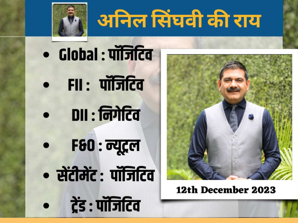 मार्केट गुरु अनिल सिंघवी की सटीक स्ट्रैटेजी, कहा - बाजार फिर नए हाई बनाने को तैयार, हर गिरावट पर करें खरीदारी