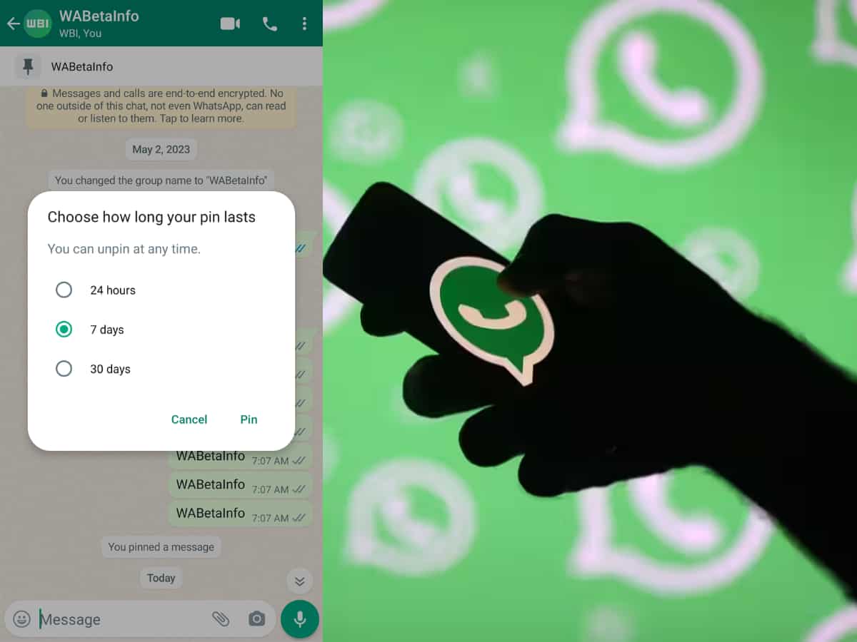 WhatsApp पर चैट्स ढूंढने में लगता है वक्त? अब जरूरी Messages को कर पाएंगे पिन, बस करना होगा ये काम