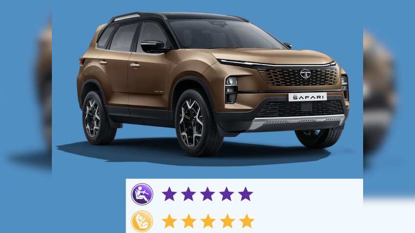 Tata Motors की सफारी और हैरियर का Bharat-NCAP में जलवा, एडल्ट और चाइल्ड सेफ्टी में मिली 5 स्टार रेटिंग