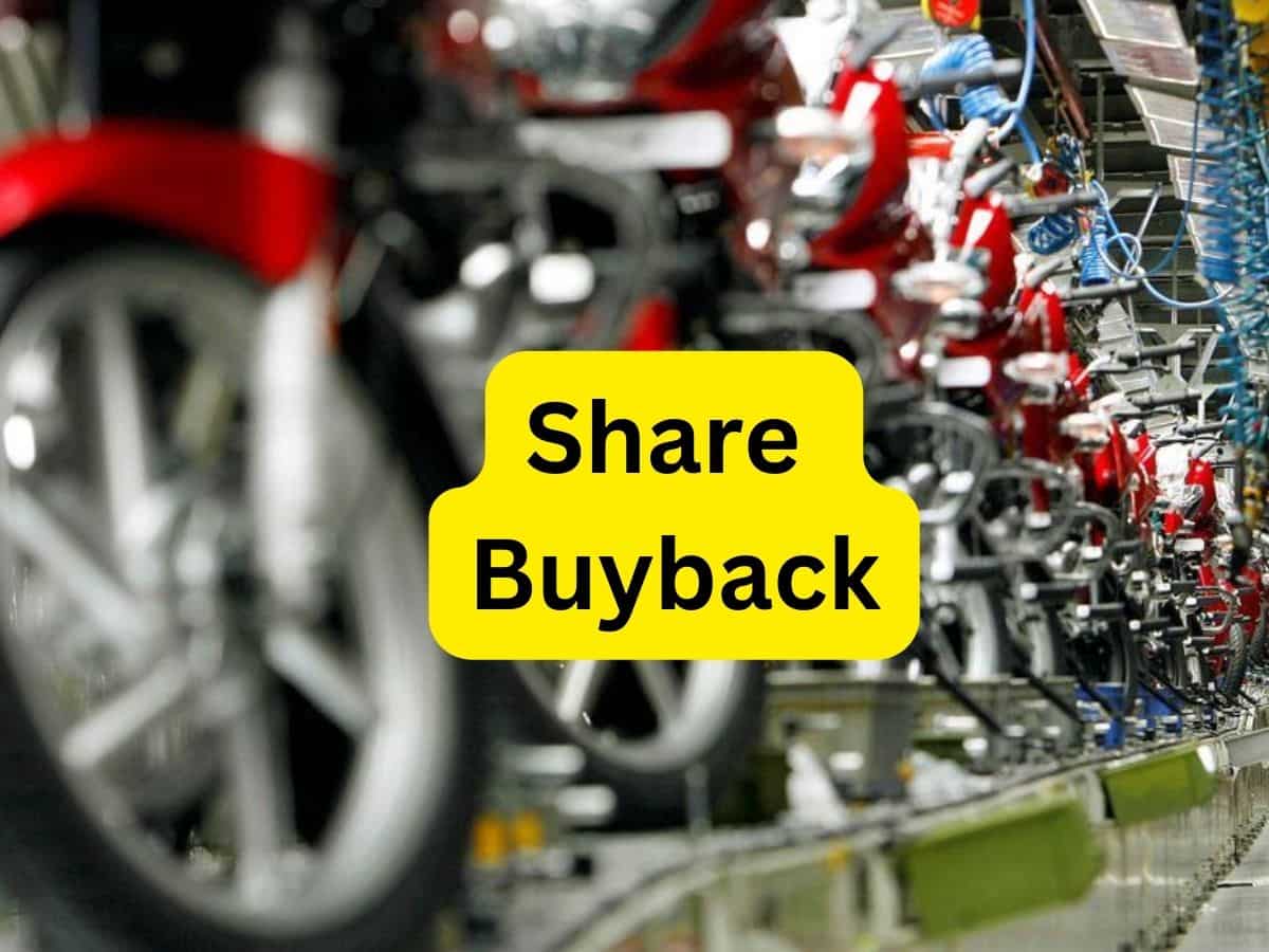 Share Buyback: बाजार बंद होने के बाद ऑटो कंपनी ने किया ऐलान, 40 लाख शेयरों का करेगी बायबैक, 1 साल में 93% रिटर्न