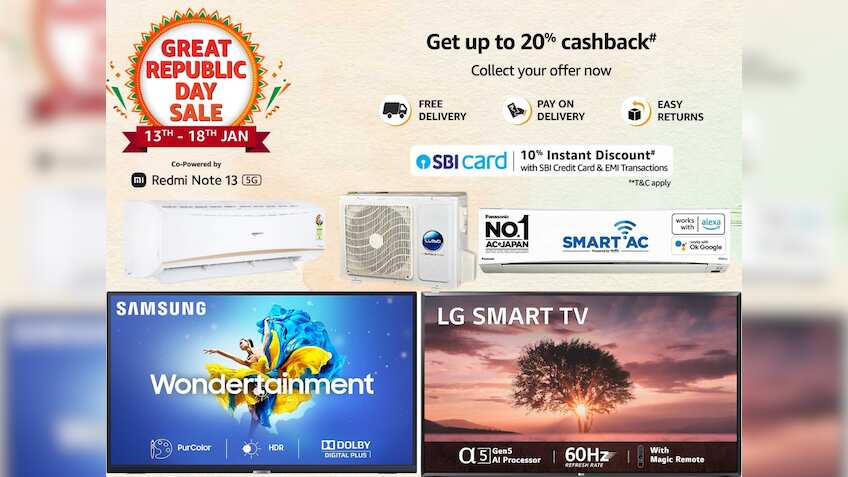 Amazon Republic Day Sale 2024 प्राइम मेंबर्स के लिए आज से हुई लाइव, Smart TV से लेकर AC तक पर शानदार ऑफर्स