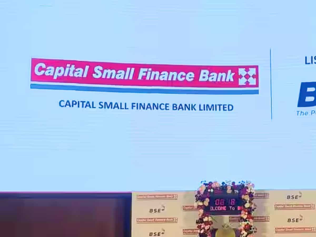 Capital Small Finance Bank IPO Listing: ठंडा रहा मामला, 8.07% डिस्काउंट पर लिस्ट हुआ शेयर