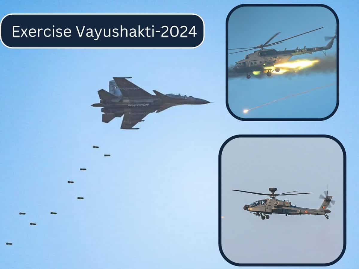 Vayushakti-2024 LIVE Telecast: आज पोखरण के आसमान में भारतीय वायुसेना दिखाएगी दम, जानिए कब-कहां देख सकते हैं आप