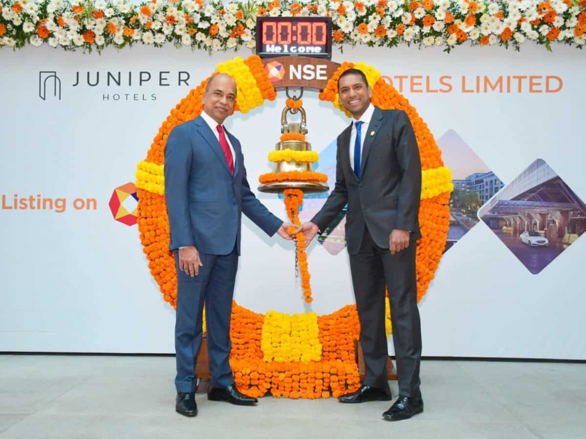 Juniper Hotels IPO की लिस्टिंग ने निवेशकों को किया निराश! BSE पर 361.20 के भाव पर लिस्ट हुए शेयर