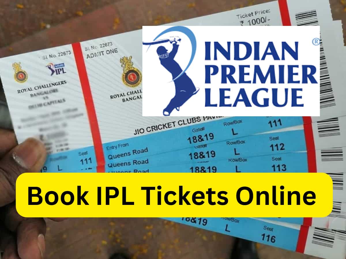IPL 2024 Tickets Booking: आईपीएल के लिए टिकट बुकिंग शुरू, इस वेबसाइट से कर सकते हैं बुक, यहां चेक करें हर डीटेल