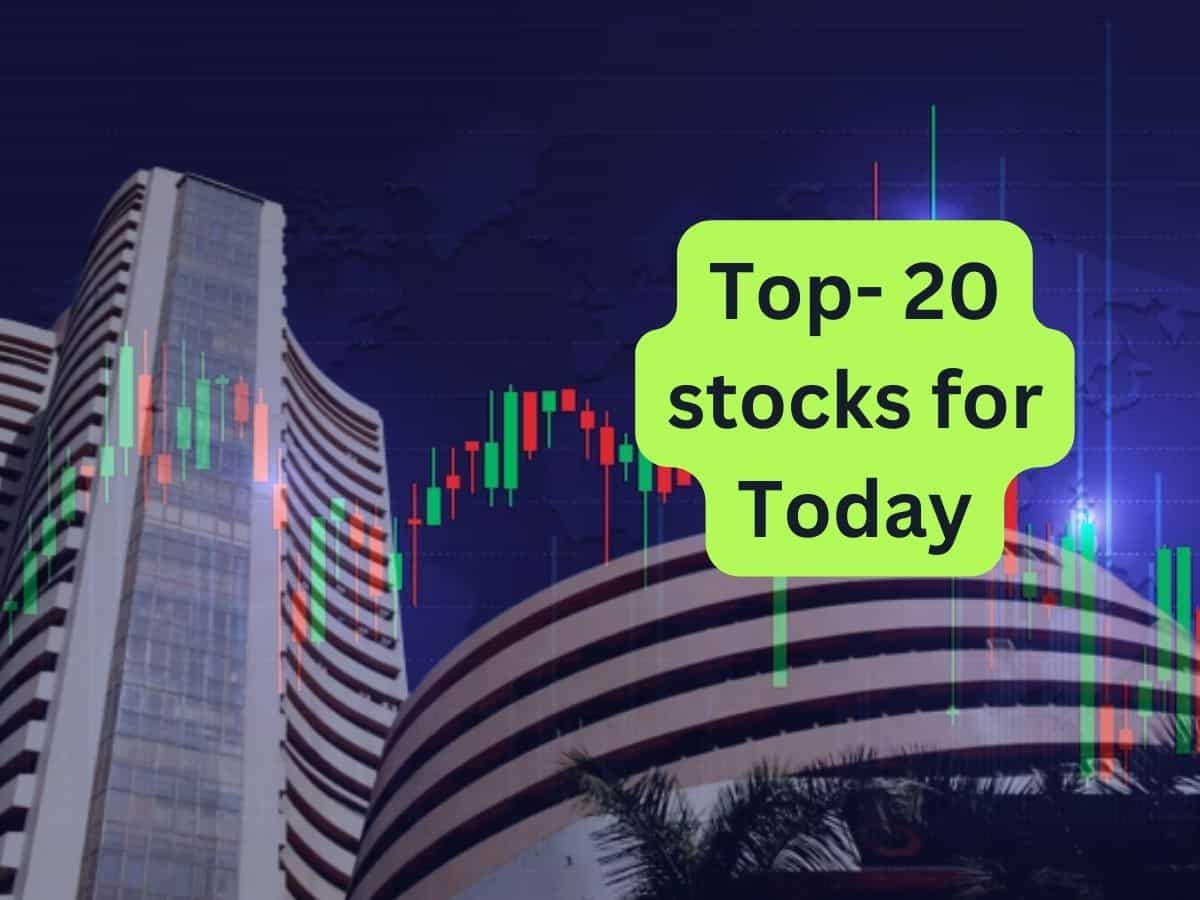 Top 20 Stocks for Today: आज शेयर बाजार में कहां बनेगा मुनाफा? फटाफट तैयार कर लें इंट्राडे लिस्‍ट