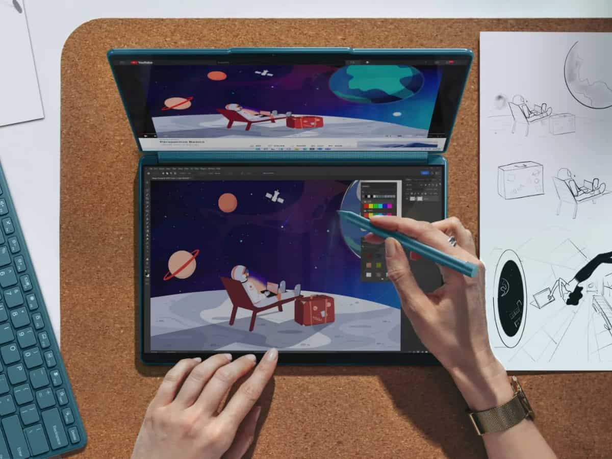 Lenovo Yoga Book 9i Hands On: डुअल स्क्रीन के साथ हाथों से कंट्रोल होता है ये लैपटॉप- देता है जबरदस्त एक्सपीरियंस