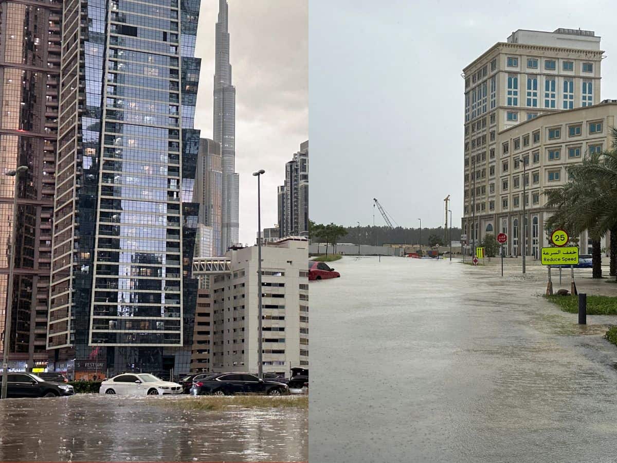 Dubai Flood: ऐसी कैसी बारिश जो पूरी Desert City पानी-पानी हो गई? तस्‍वीरों में देखिए हाल और जानिए क्‍या हुआ