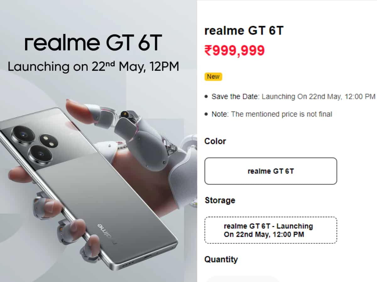 ₹999,999 वाला Realme का रोबोटिक फोन देखा आपने? लॉन्च से पहले जानें कितना होगा पावरफुल