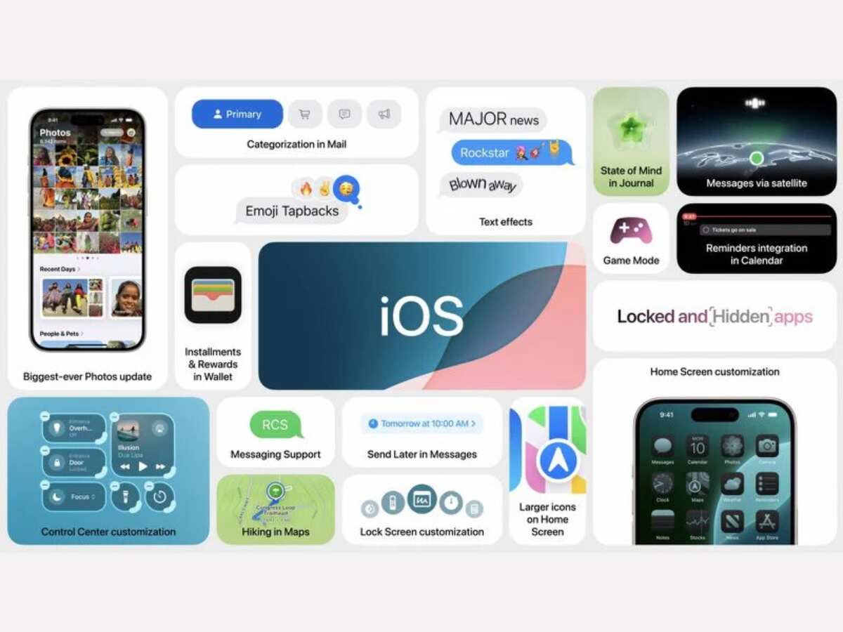 Apple WWDC 2024: iOS 18 से क्रिएटिव बन जाएगा आपका फोन, प्राइवेसी से लेकर मैसेज Schedule करने का मिला ऑप्शन