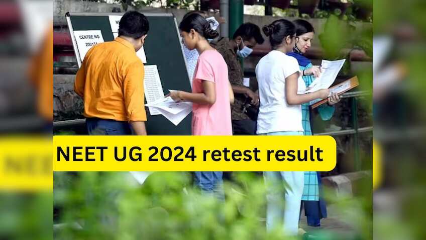 NEET UG 2024 retest result declared: नीट का नया रिजल्ट जारी, 813 कैंडिडेट के आए नतीजे  