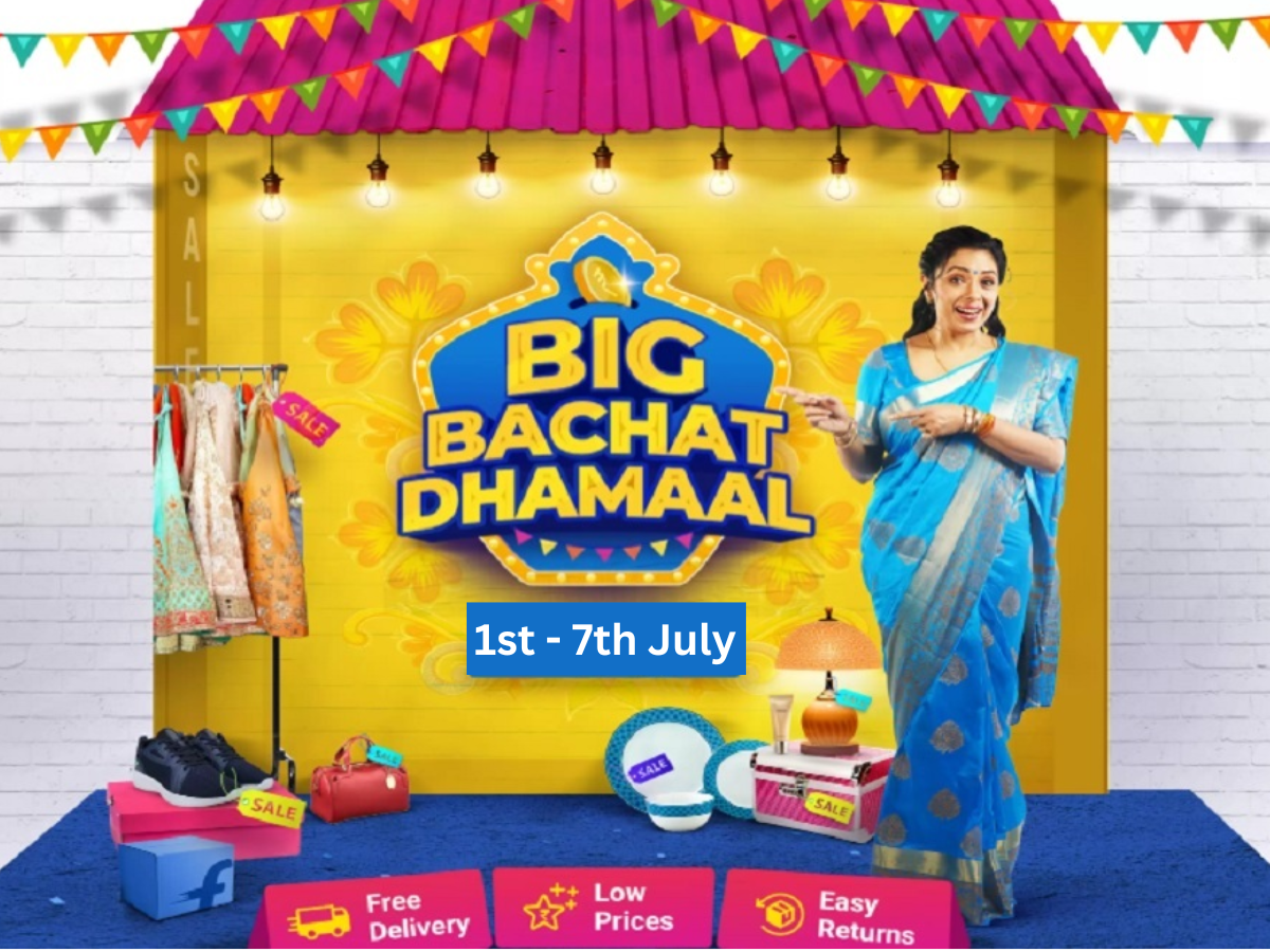 Flipkart Big Bachat Days सेल पर फोन, ईयरबड्स, टैबलेट, लैपटॉप्स पर धमाकेदार डिस्काउंट, 70-80% की बचत