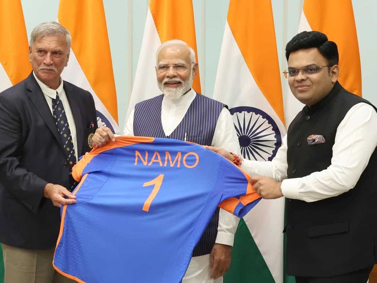 PM Modi बने टी20 वर्ल्ड कप जीतने वाली टीम इंडिया का हिस्सा,  जय शाह ने दी NAMO-1 स्पेशल जर्सी