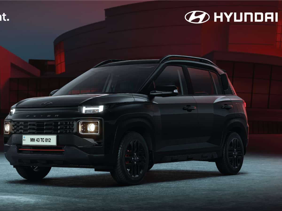 Hyundai EXTER Knight वेरिएंट पेश; ब्लैक कलर में इंटीरियर और एक्सटीरियर, देखें तस्वीरें 