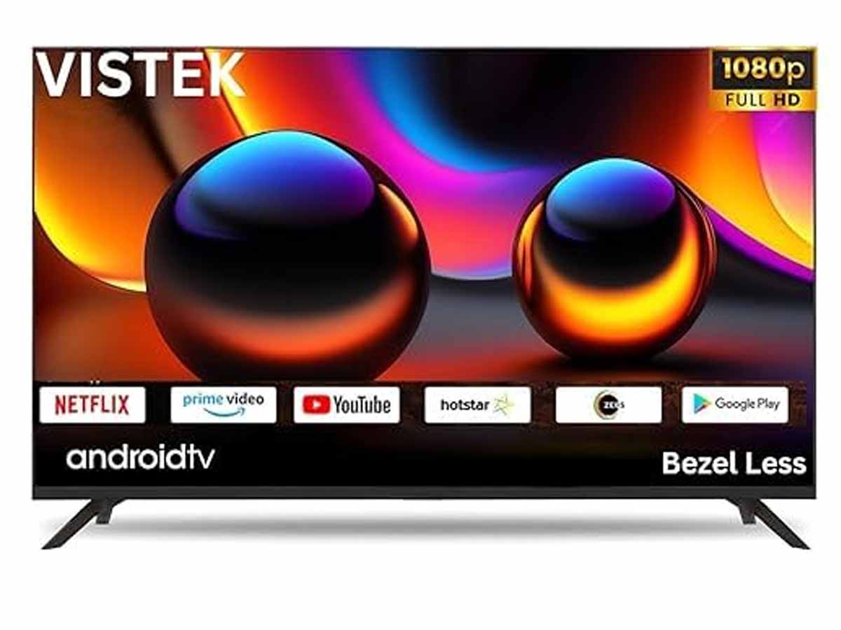 Vistek best 32 inch smart Led tv Black