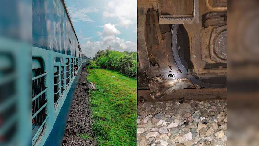 यूपी में ट्रेन को बेपटरी करने की साजिश नाकाम, ट्रैक पर रखा गया लकड़ी का भारी बोटा, ड्राइवर की सूझबूझ से टला हादसा