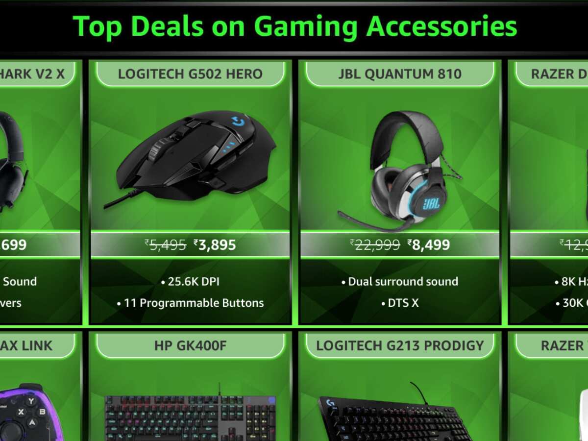 Gaming Accessories पर है टॉप डील