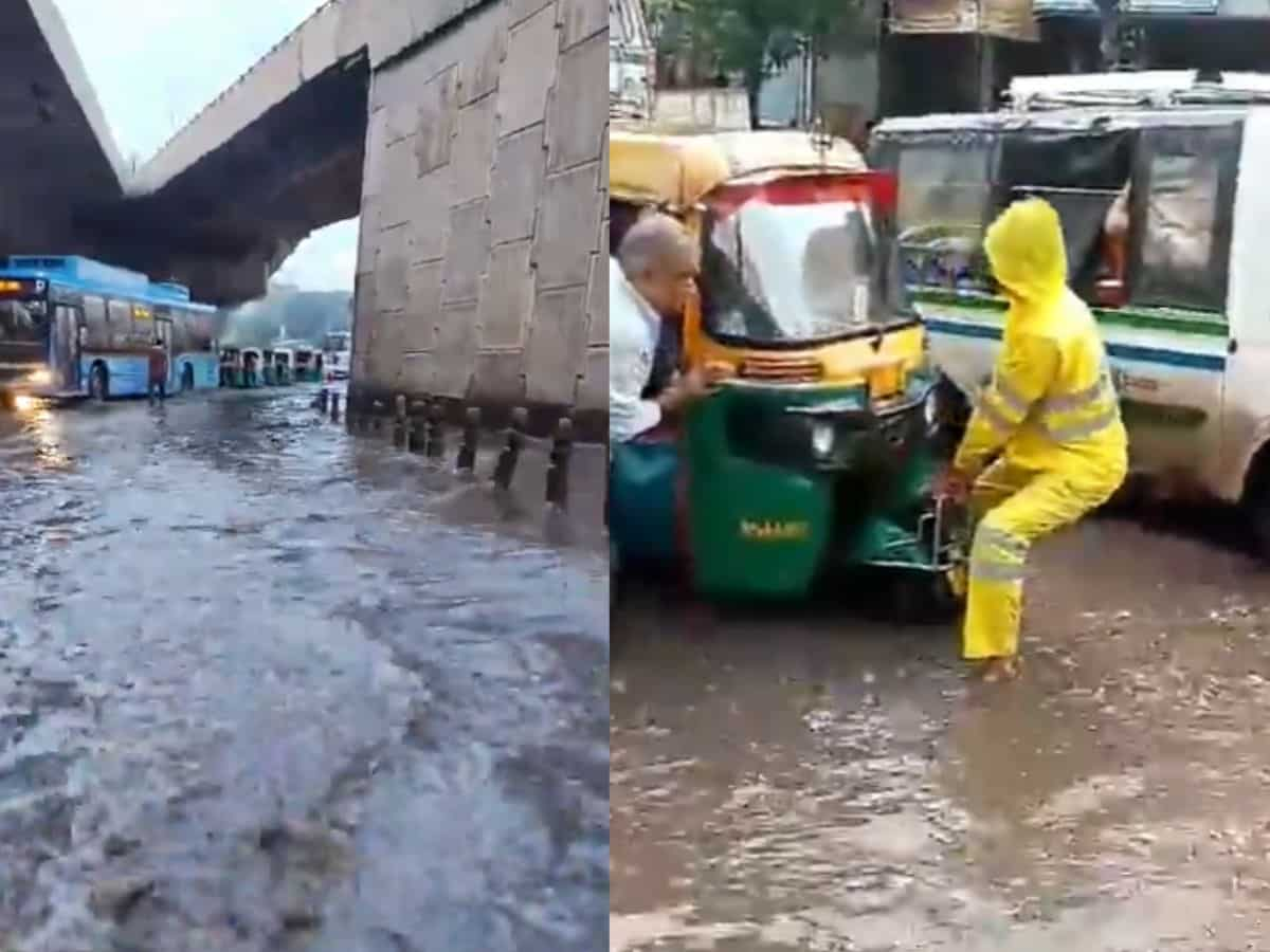 Weather Update: दिल्‍ली-एनसीआर में बारिश ने बढ़ाई मुश्किल, सड़कें जलमग्‍न...जानिए अगले 7 दिनों का हाल