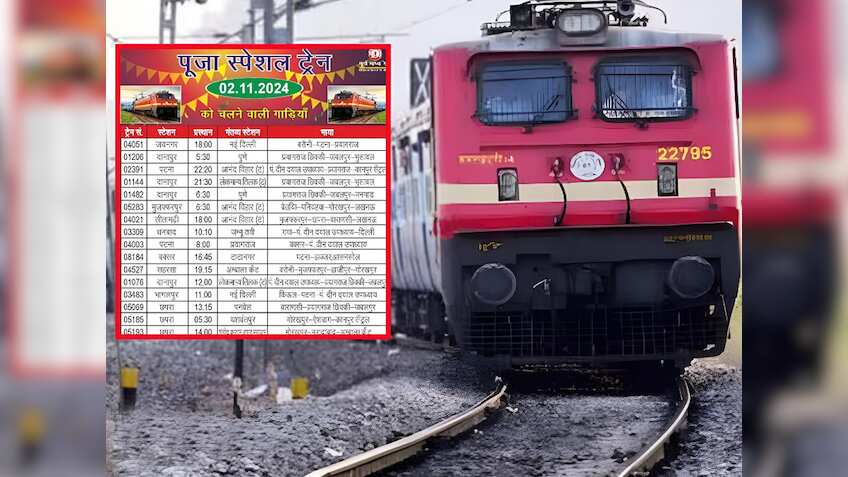 Railway ने आज के लिए चलाई हैं ये 168 स्पेशल ट्रेनें, भीड़-भाड़ से बचना है तो तुरंत देख लीजिए इनकी लिस्ट