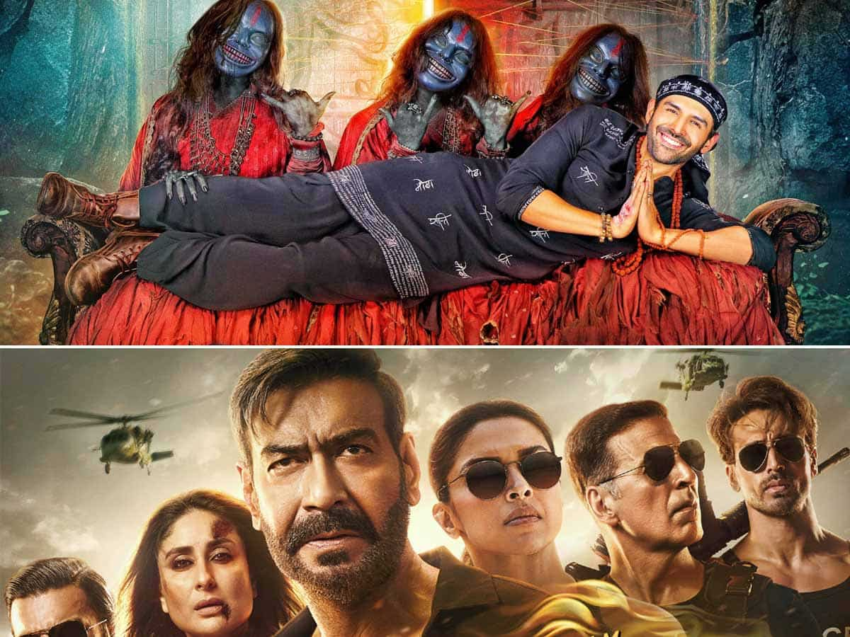 Box Office: Singham Again की दूसरे दिन बॉक्स ऑफिस पर हाफ सेंचुरी, भूल भुलैया 3 ने भी जमकर छापे नोट