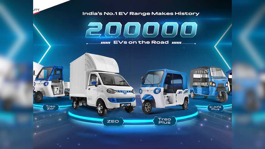 Mahindra की इस कंपनी ने बनाया नया माइलस्टोन; बेच डाले 2 लाख कमर्शियल EVs, बढ़ गया मार्केट शेयर