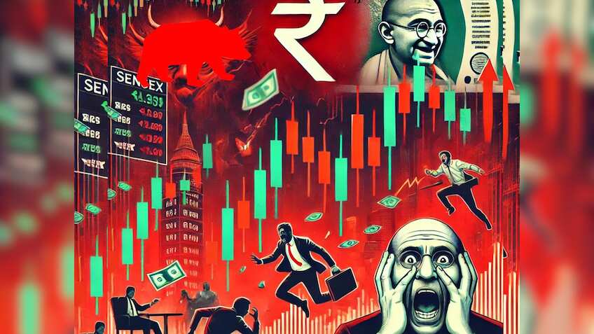 Stock Markets Crash: शेयर बाजार में क्यों डूब रहे हैं पैसे? कौन है गिरावट का 'Villain'