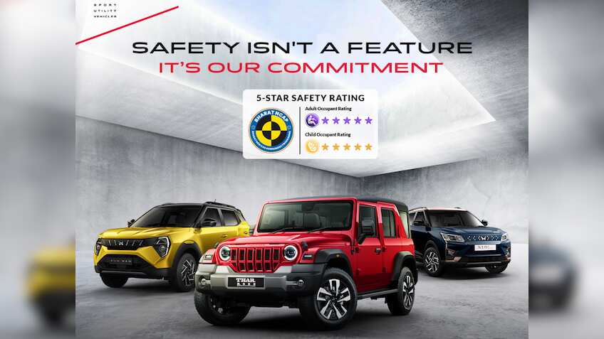 Mahindra Thar Roxx ने बनाया इतिहास; कंपनी की इन तीन कार को मिली 5 स्टार रेटिंग