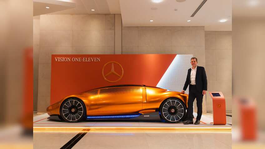 Mercedes ने दिखाई अपनी नई कॉन्सेप्ट कार One-Eleven की पहली झलक, फ्यूचरिस्टिक लुक देख Tesla को भूल जाएंगे आप