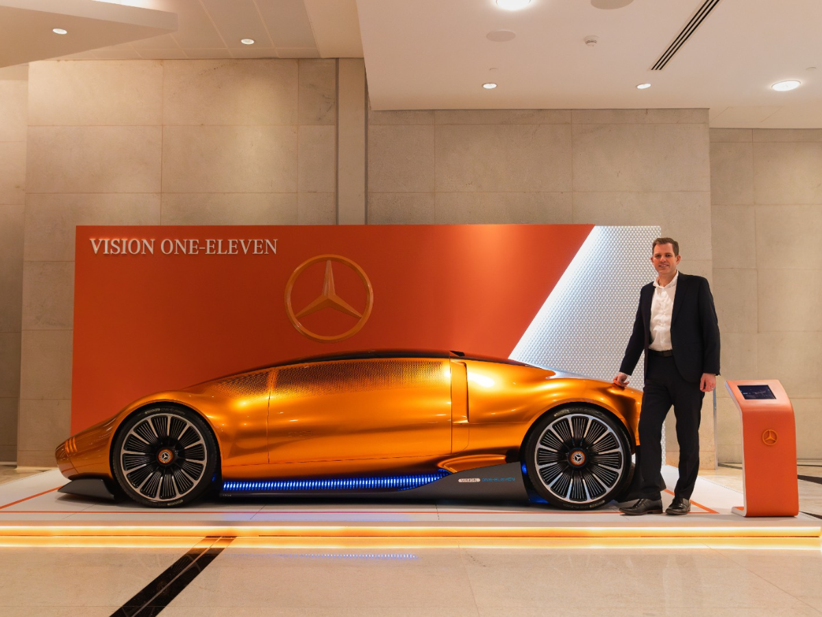 Mercedes ने दिखाई अपनी नई कॉन्सेप्ट कार One-Eleven की पहली झलक, फ्यूचरिस्टिक लुक देख Tesla को भूल जाएंगे आप