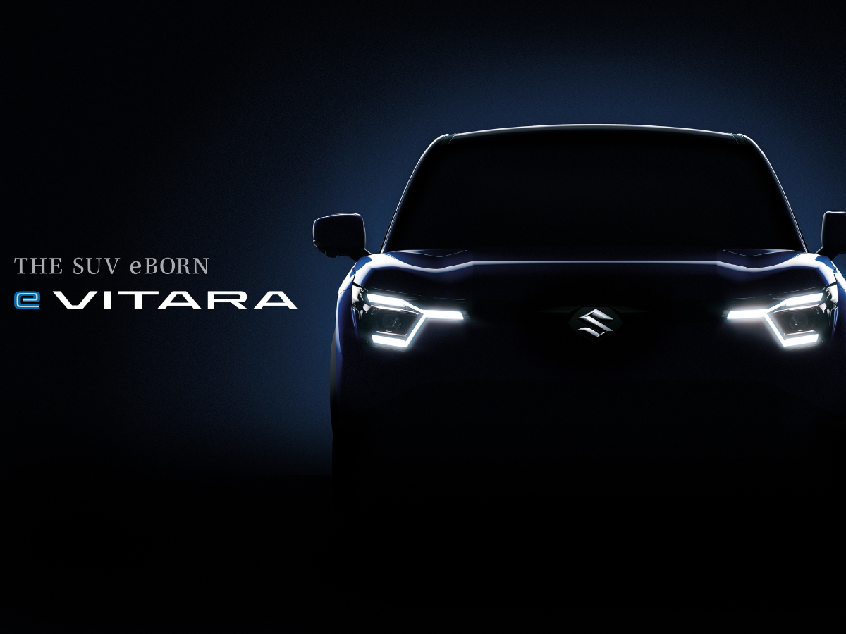 Maruti e VITARA को लेकर बड़ा अपडेट; कंपनी ने जारी किया पहला टीजर; इस प्लेटफॉर्म पर होगी तैयार