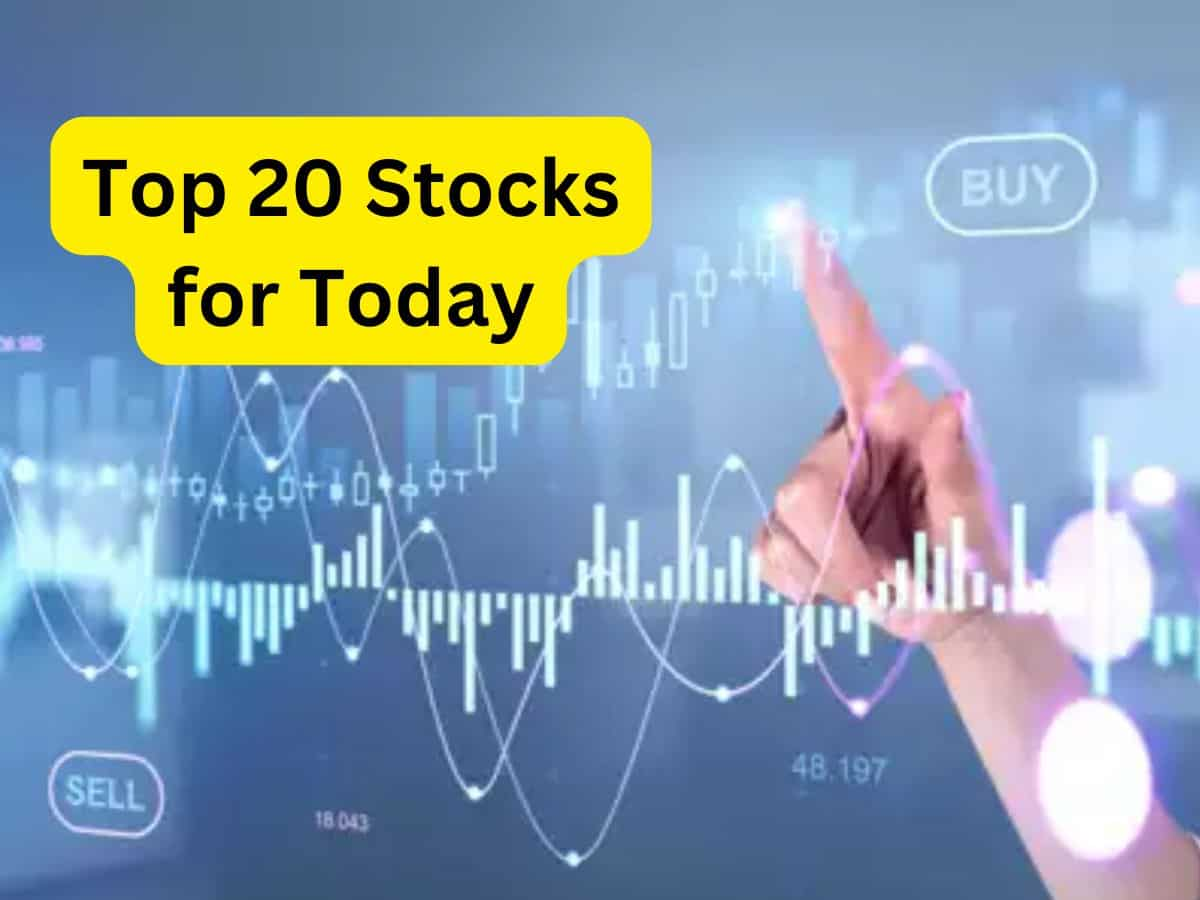 आज ट्रेडर्स के लिए टॉप-20 Stocks, रखें नजर और जानें टारगेट-स्टॉपलॉस डीटेल