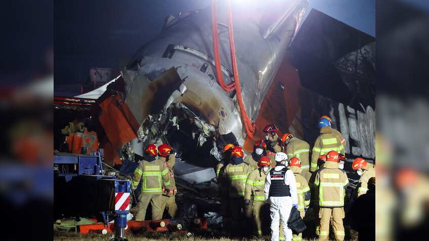 दक्षिण कोरिया विमान दुर्घटना  में मृतकों की संख्या बढ़कर हुई 127, प्रत्यक्षदर्शियों ने कही पक्षियों के टकराने की बात