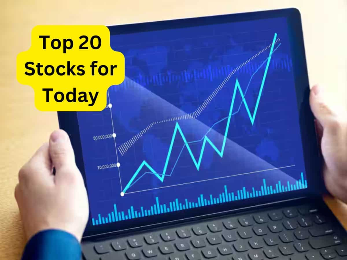 आज ट्रेडर्स के लिए टॉप-20 Stocks, नोट कर लें टारगेट-स्टॉपलॉस समेत पूरी डीटेल