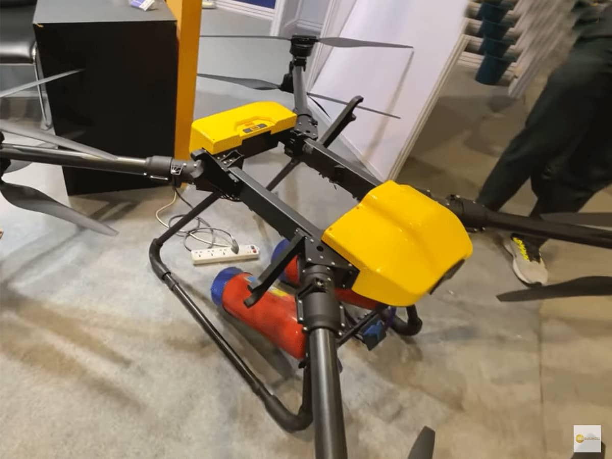 4- आग बुझाने वाला ड्रोन