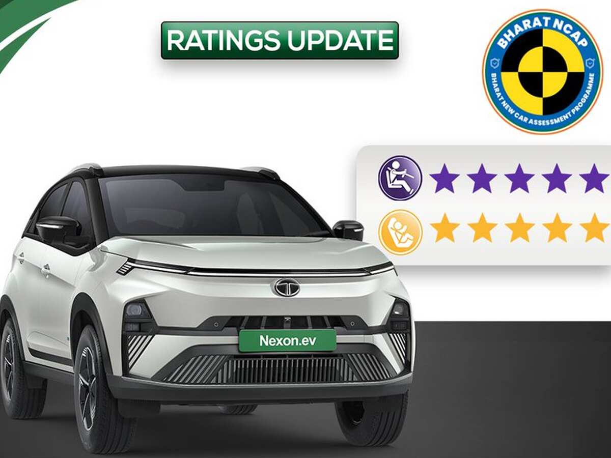Tata Nexon.ev 45 वेरिएंट को भारत NCAP ने दी 5-स्टार सेफ्टी रेटिंग, जानिए क्या है इसकी खासियत