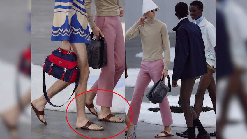 लग्जरी फैशन ब्रांड Prada ने पेश की 'कोल्हापुरी चप्पल'! कीमत ₹1 लाख, सोशल मीडिया पर मच गया बवाल
