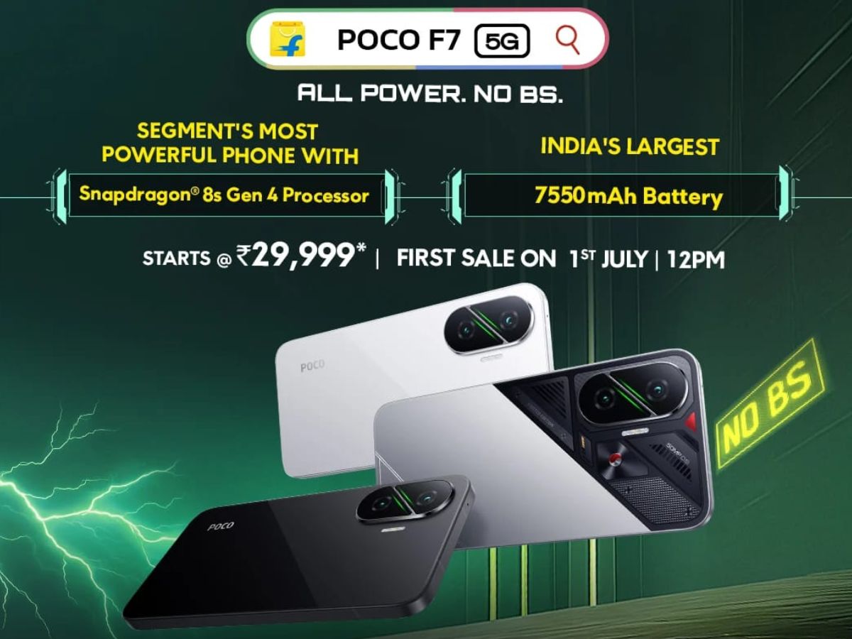 पोको का नया 'पावरहाउस' F7! 7550mAh बैटरी, Snapdragon 8s Gen 4 चिप से है लैस- कितनी है कीमत