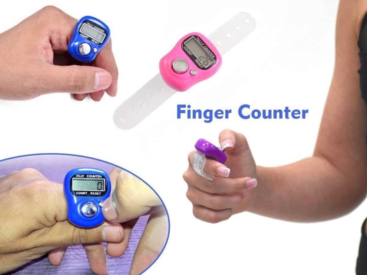 Mini Hand Tally Counter Finger Ring