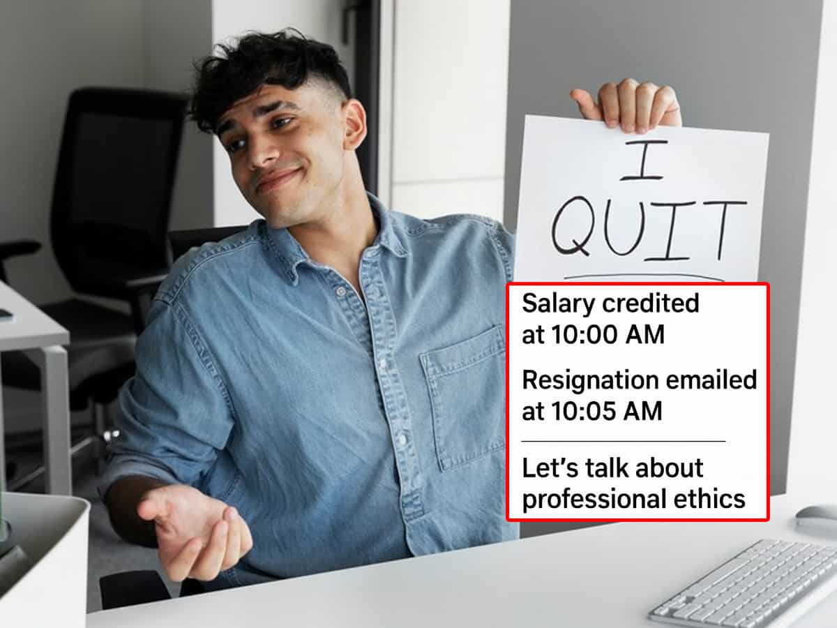 सुबह 10 बजे आई Salary.. 10.05 बजे दे दिया Resign.. भड़क गई HR, लिख डाला लंबा-चौड़ा पोस्ट, जानिए क्या कहा