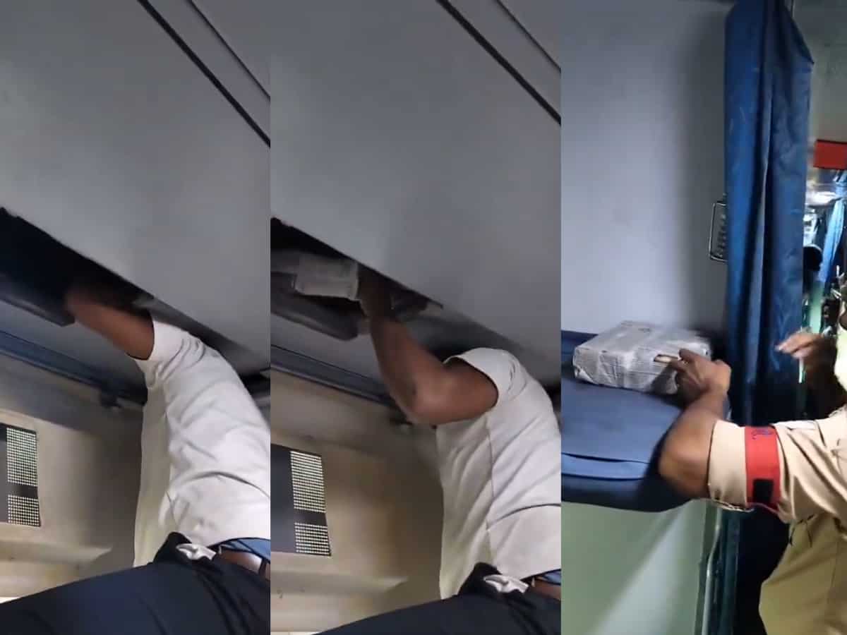 ट्रेन का AC नहीं कर रहा था काम, जब पैनल खुला तो निकला ऐसा 'खजाना'... RPF भी रह गई हैरान!