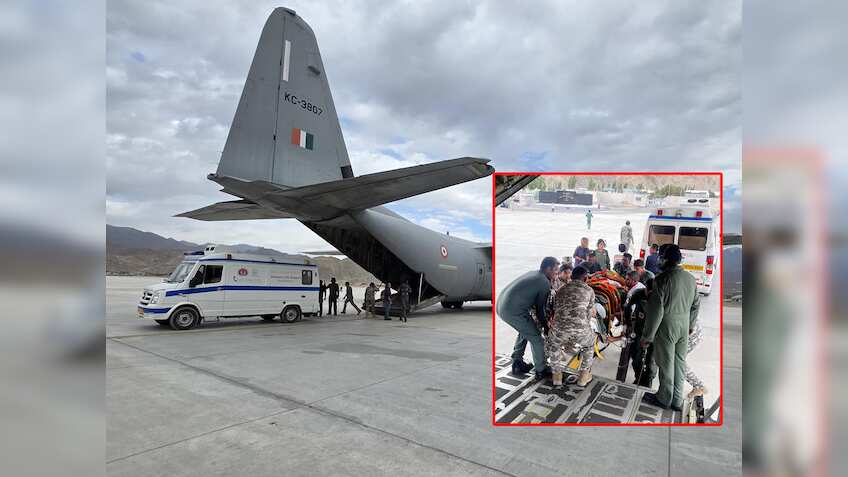 लेह से दिल्ली तक जंग: एक इशारे पर भारतीय वायुसेना के एयरक्राफ्ट ने भरी उड़ान, एक जिंदगी बचाने के लिए लगा दी जी-जान