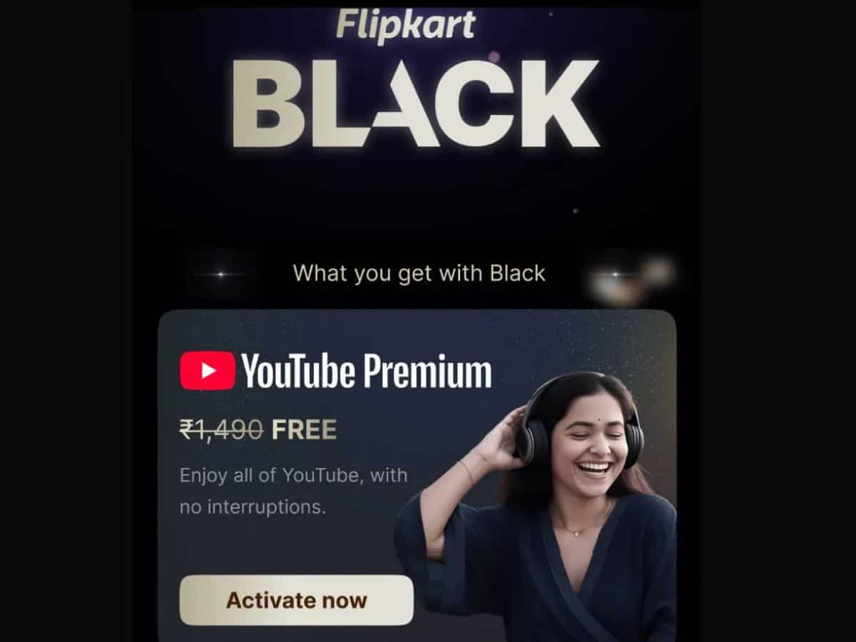 Flipkart लेकर आया Black Membership, फ्री YouTube Premium, एक्सक्लूसिव डील्स और भी बहुतकुछ