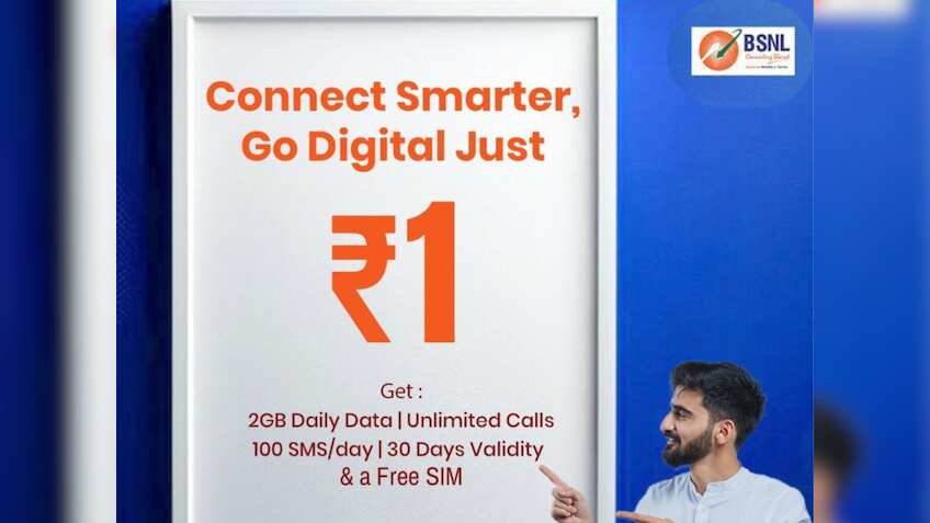 BSNL दे रहा सिर्फ ₹1 में Unlimited 4G डेटा कॉल्स 30 दिन तक, Jio, Airtel को टक्कर देने की तैयारी?