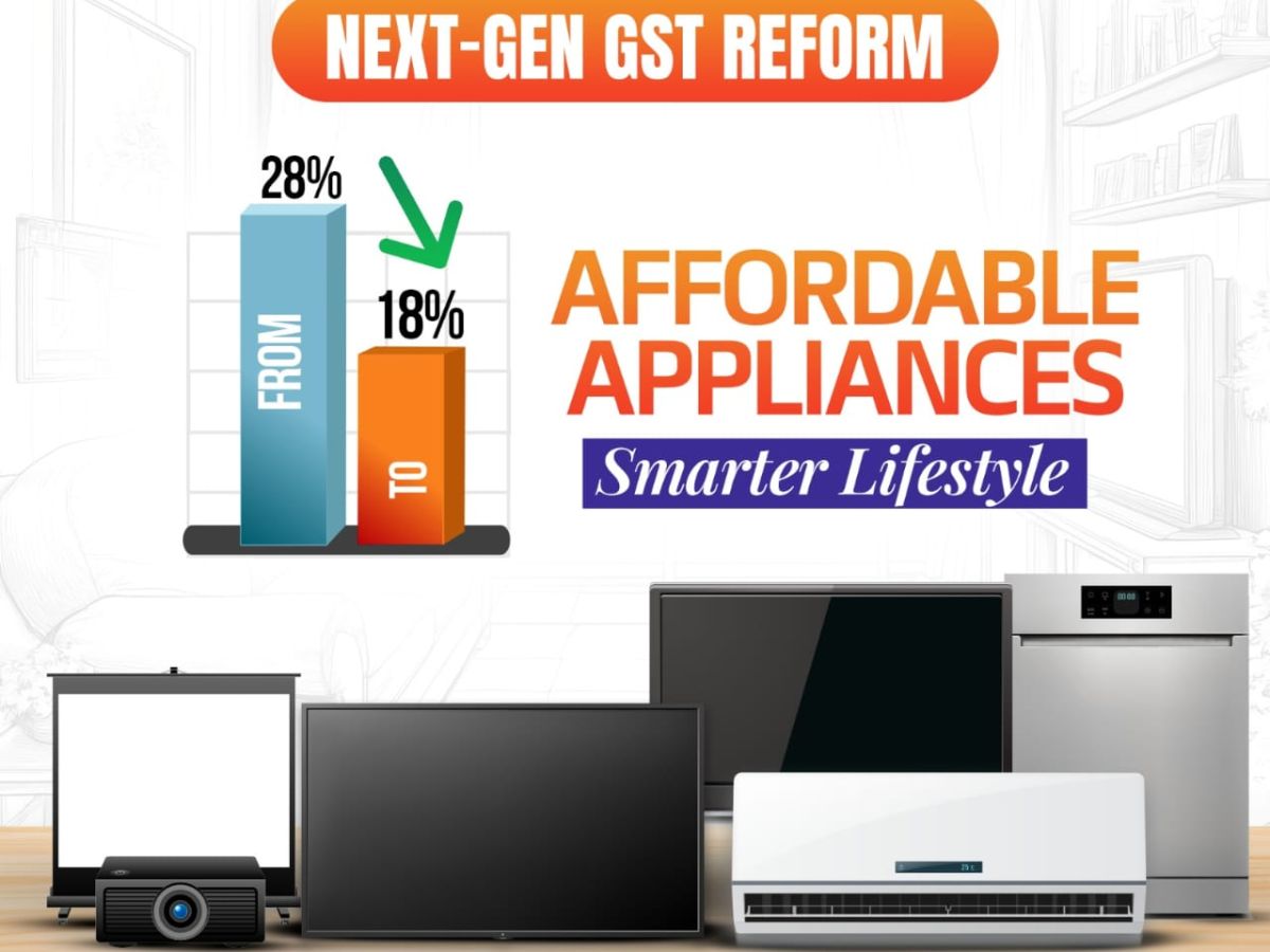 सरकार का Diwali धमाका! AC, TV और इन इलेक्ट्रॉनिक आइटम्स पर घटाई इतनी फीसदी GST