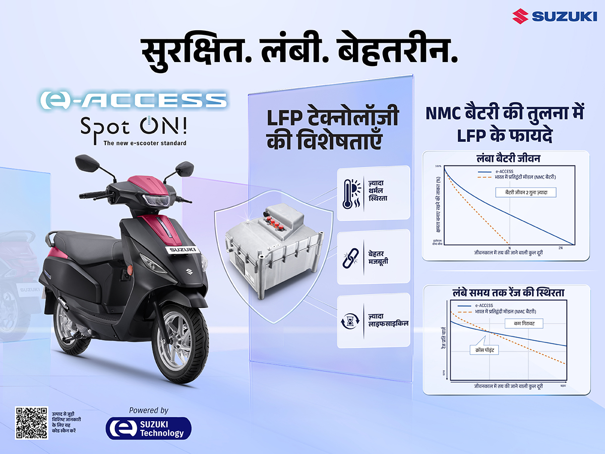 लिथियम आयरन फॉस्फेट (LFP) बैटरियों के बारे में जानिए, इलेक्ट्रिक स्कूटरों के लिए ये क्यों जरूरी है?