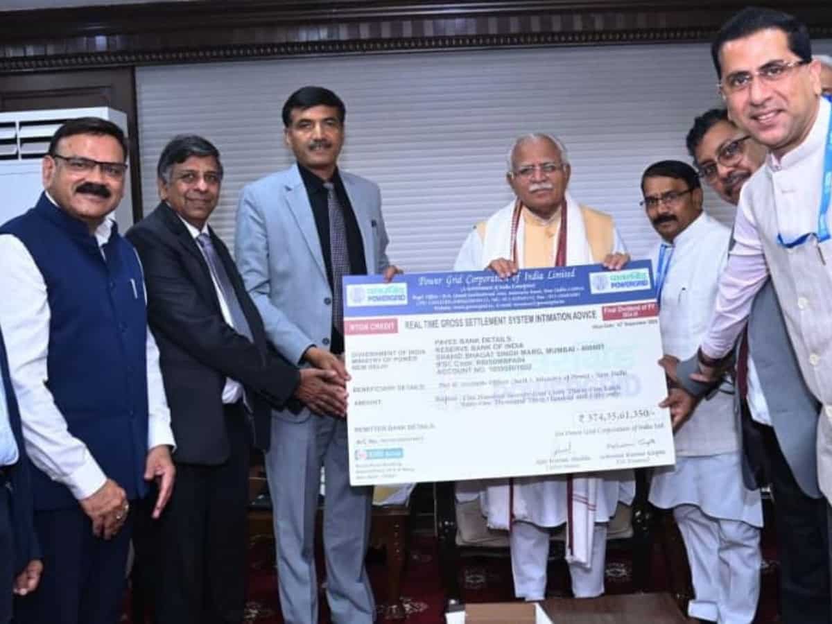 PowerGrid ने सरकार को दिया ₹574.35 करोड़ का डिविडेंड, FY25 में कुल भुगतान ₹4,297.40 करोड़