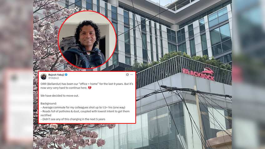 बेंगलुरु की सड़कें बनी कंपनियों के लिए सिरदर्द, एक स्टार्टअप ने तो अपना ऑफिस ही शहर के बाहर शिफ्ट कर दिया