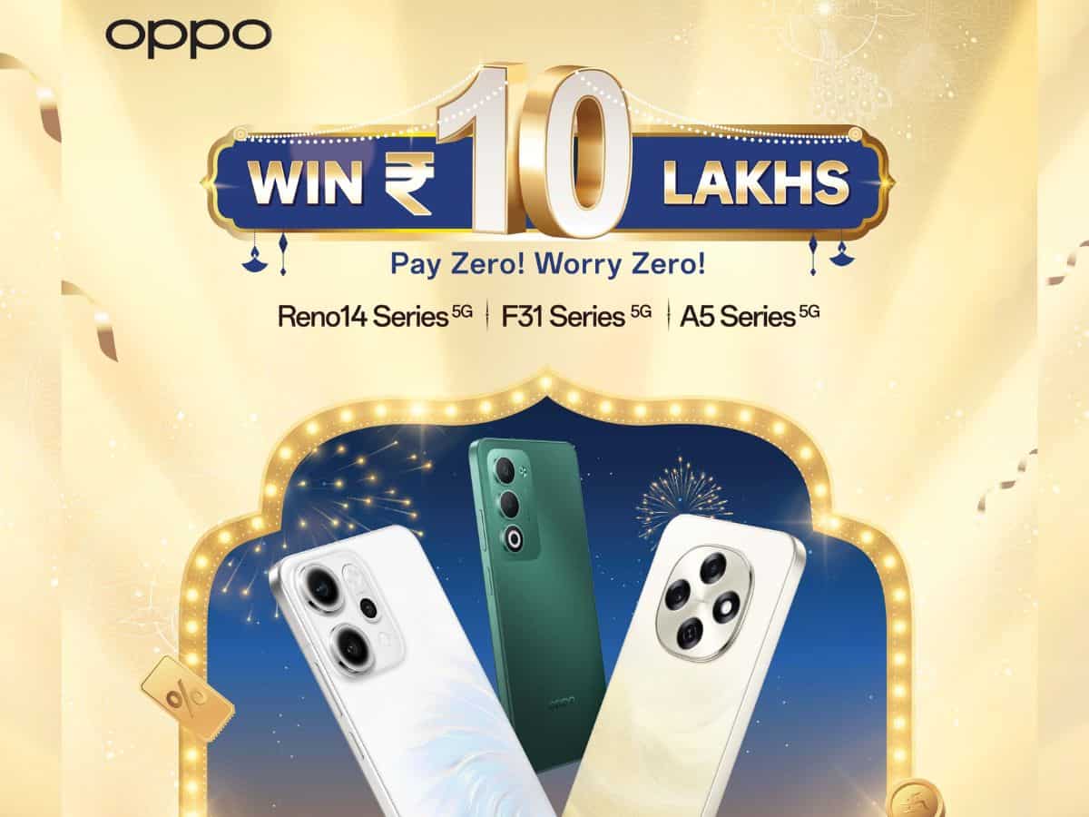 Oppo लेकर आया ₹1 नहीं, 2 नहीं, पूरे ₹10 लाख जीतने का मौका! ग्रैंड फेस्टिव सेल शुरू- इसमें मिलेंगे धमाकेदार ऑफर